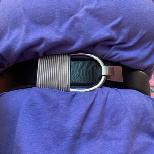 Corset‎ Statement Leather Belt Black Silver